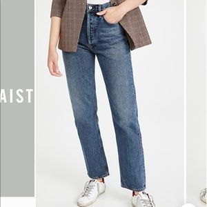 Agolde 90’s pinch waist jeans in Portrait